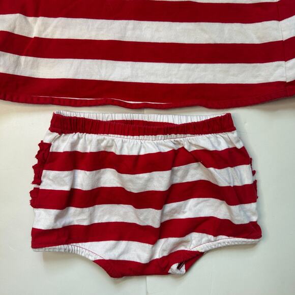 Hanna Andersson Striped Tunic and Bloomers Set 80 - Picture 3 of 5